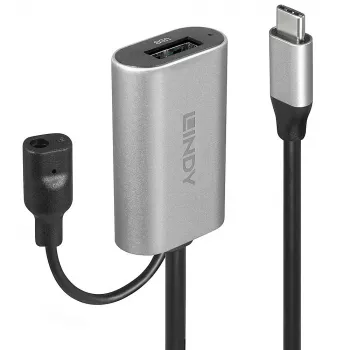 Lindy 5m USB 3.2 Gen 1 C/A aktívne predĺženie, 5 m, USB C, USB A, USB 3.2 Gen 1 (3.1 Gen 1), strieborná