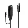 Lindy 10m USB 3.0 aktívne predĺženie, 10 m, USB A, USB A, USB 3.2 Gen 1 (3.1 Gen 1), 5 Gbit/s, čierna