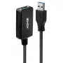 USB predlžovací kábel Lindy 5m USB 3.0 aktívne predĺženie