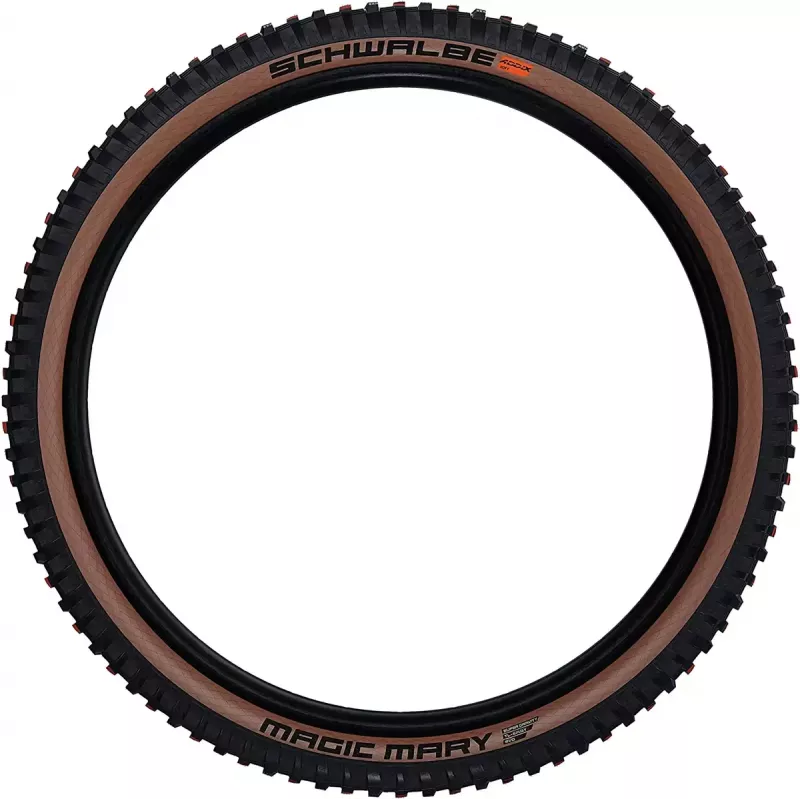 Bicyklová pneumatika Schwalbe Magic Mary Super Gravity — čierna/bronzová