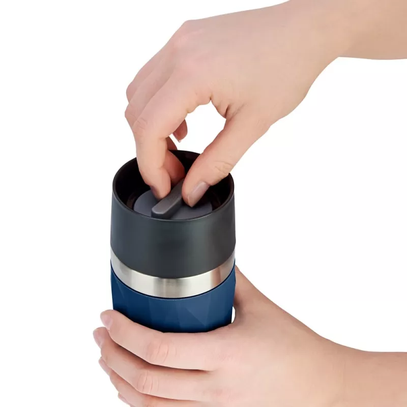 EMSA Travel Mug Compact 300 ml modrá, nerezová oceľ