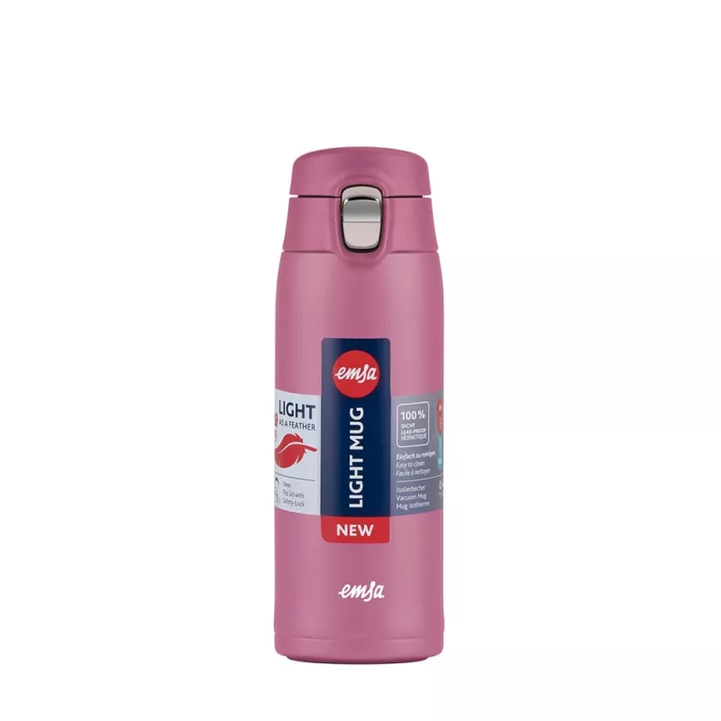 EMSA Light pohár 400 ml ružový