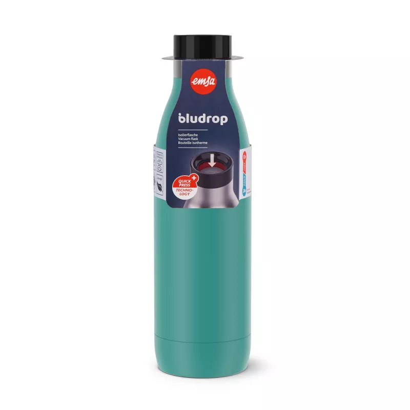 EMSA Bludrop Color N31110 na každodenné použitie 700 ml nerezová oceľ zelená