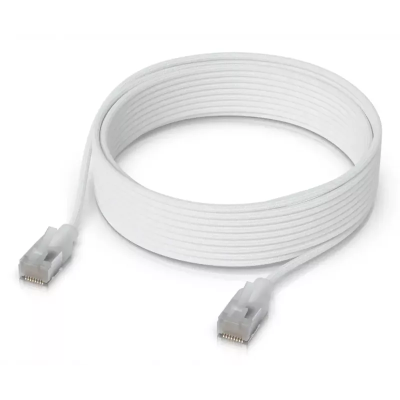 Sieťový kábel Ubiquiti UACC-Cable-Patch-EL-C6A-8M-W Cat6a 8 m