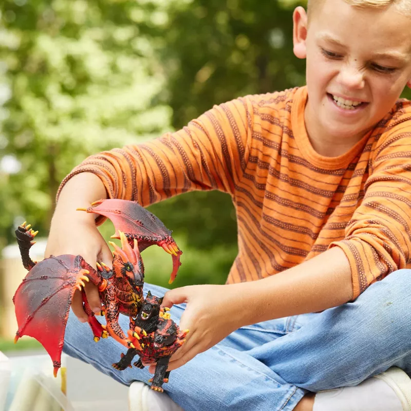 schleich ELDRADOR CREATURES pekelný pes, 7 rokov, lávový svet, monštrá a draky, viacfarebná, plast, 1 ks