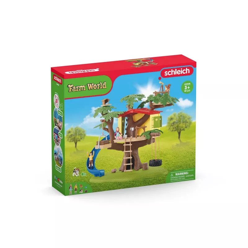 Súprava hier Schleich FARM WORLD Abenteuer-Baumhaus