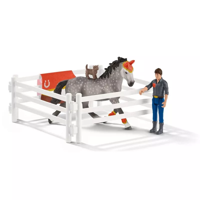 Hracia sada Schleich HORSE CLUB Miin voltižný jazdecký set