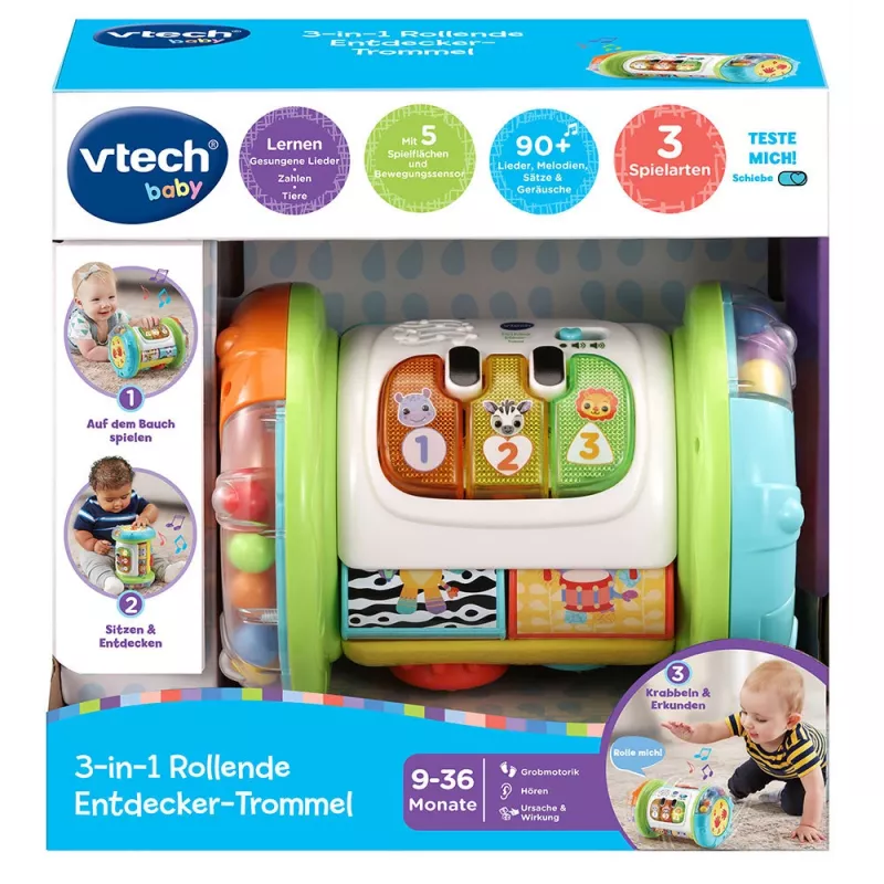 VTech Baby 562604, 0,75 roka, vyžaduje batérie, AAA, viacfarebné