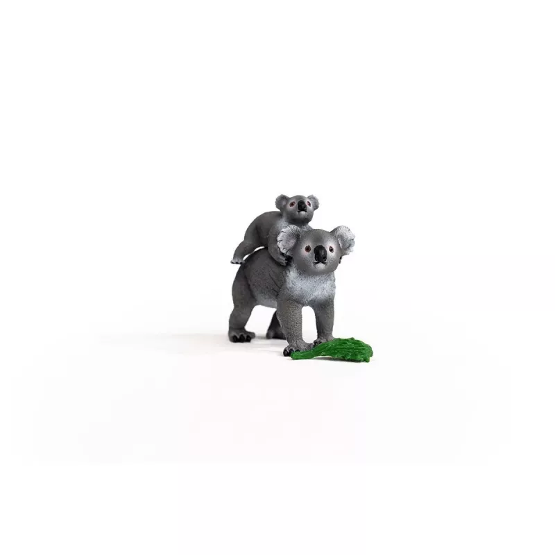 Schleich WILD LIFE Koala matka s mláďaťom 42566 zelenosivá
