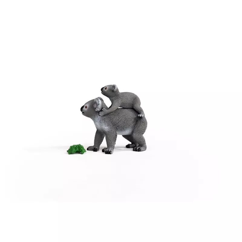 Schleich WILD LIFE Koala matka s mláďaťom 42566 zelenosivá
