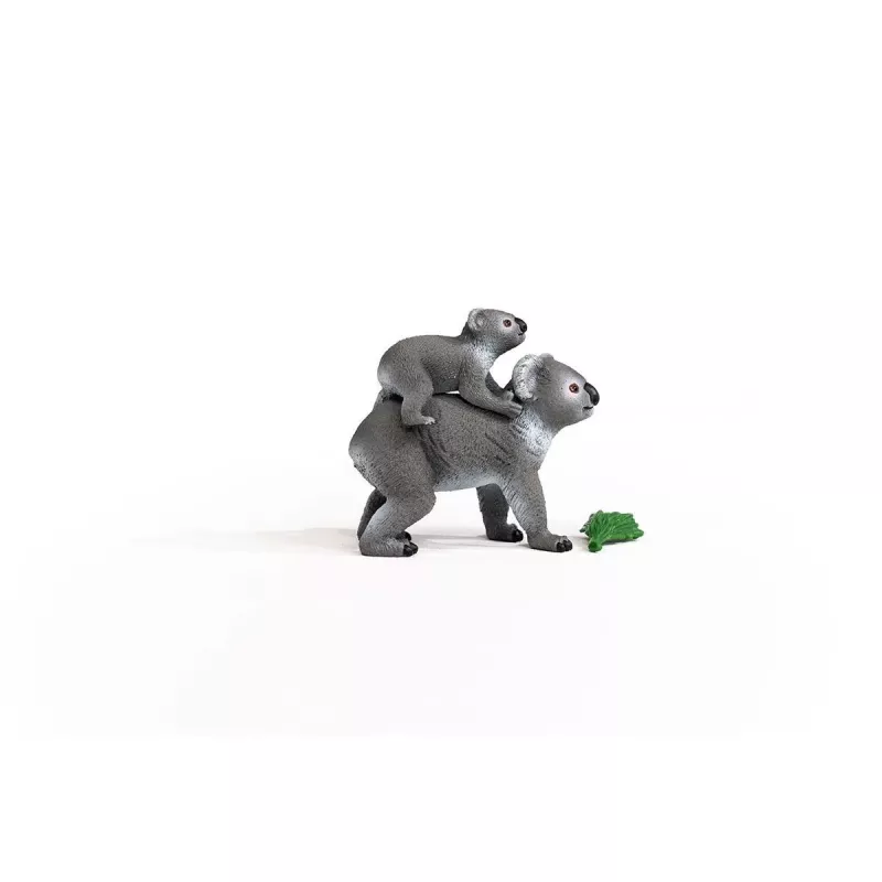Schleich WILD LIFE Koala matka s mláďaťom 42566 zelenosivá