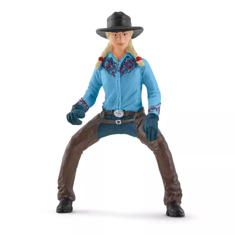 schleich Cowgirl Team Roping Fun, 3 roky, viacfarebné