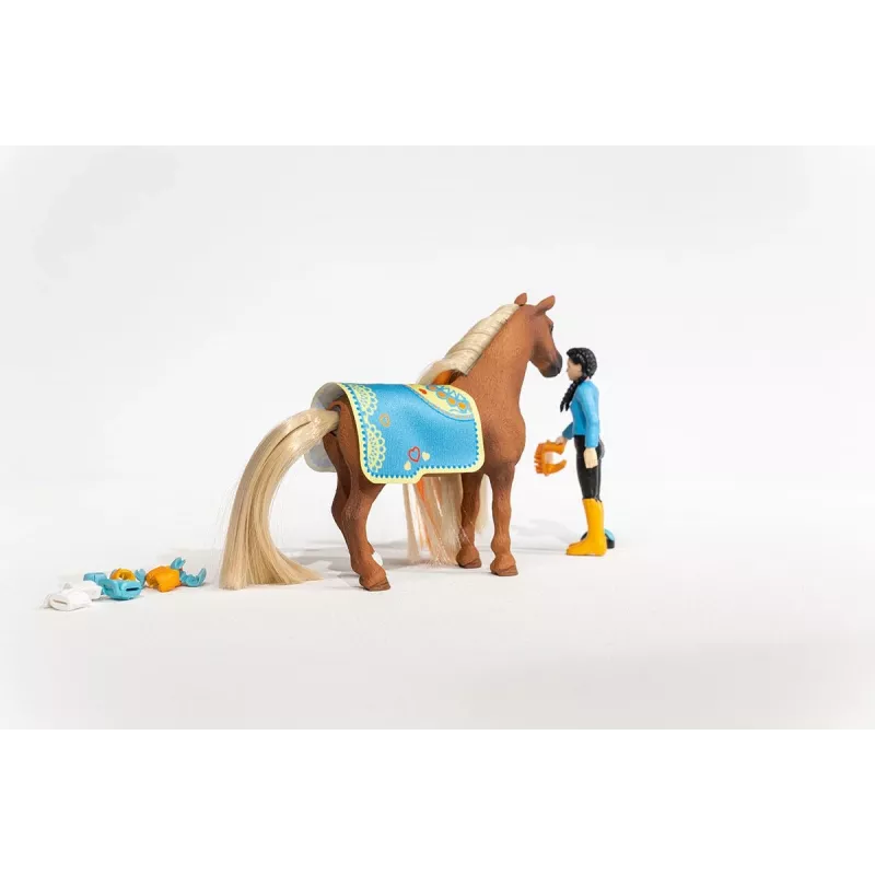 schleich HORSE CLUB Sofia’s Beauties štartovacia sada Kim & Caramelo