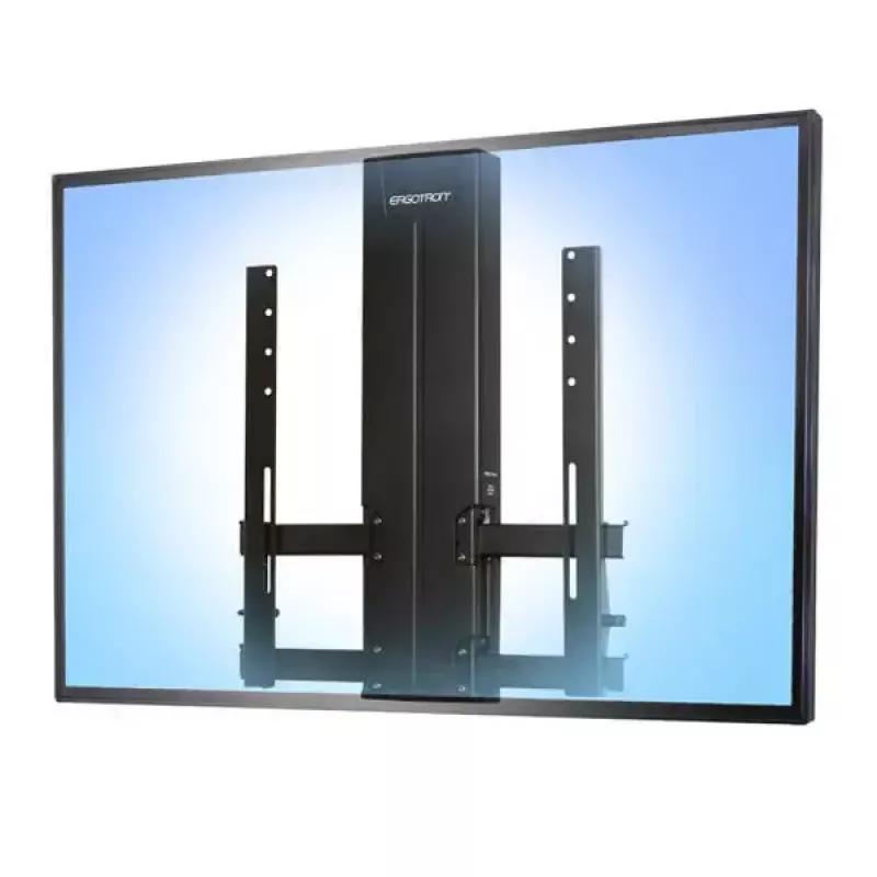 Ergotron Glide Wall Mount HD 61-061-085 nástenný držiak, do 152,4 cm (60 palcov), výškovo nastaviteľný, sklopný, 18,1 kg, čierny