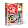 Melissa & Doug Simmer & Stir Stovetop hracia sada s Water WOW Color Reveal hračkou na jedlo, predškolská hračka od 3 rokov