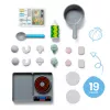 Melissa & Doug Simmer & Stir Stovetop hracia sada s Water WOW Color Reveal hračkou na jedlo, predškolská hračka od 3 rokov