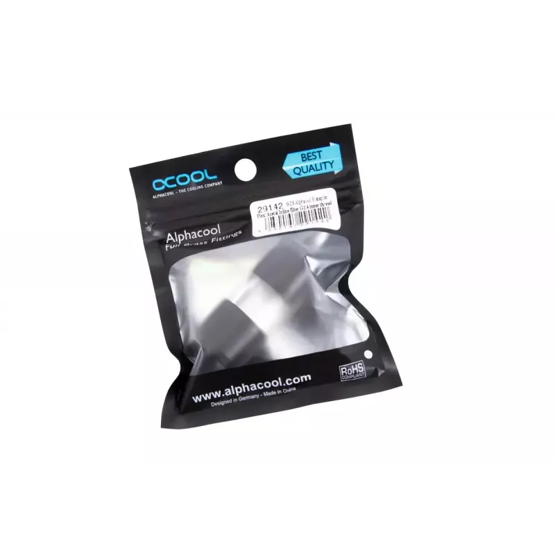 Chladiaci systém počítača Alphacool 29142 acetal akryl čierna transparentná 1/4
