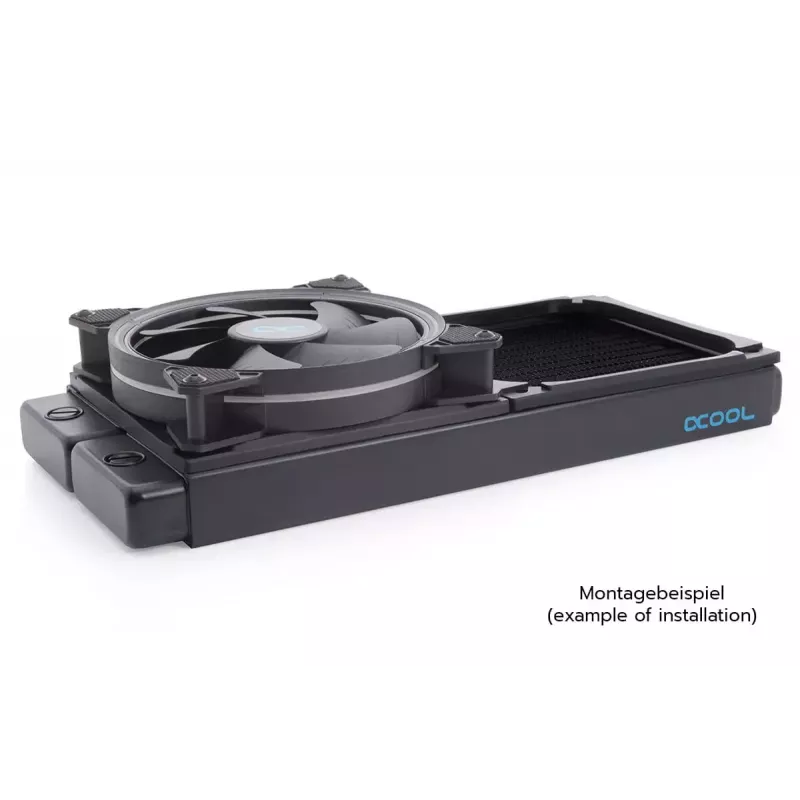 Chladiaci systém Alphacool 24831 silikón čierny 14cm ventilátor