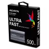 ADATA SE880 500 GB USB Type-C 3.2 Gen 2 (3.1 Gen 2) Wi-Fi sivá