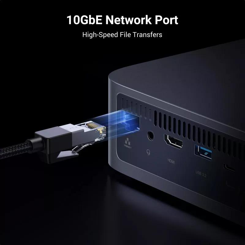 Ugreen DXP480T Plus NAS Desktop Intel® Core™ i5 8 GB DDR5 sivá