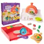 Kinetic Sand, SquishPizza nafukovacia pizza pec hracia sada, kreatívne veľkonočné darčeky, obsahuje 1 lb formovateľného hracieho piesku a 5 nástrojov, hračkárske potraviny umelecké remeslo detská hračka