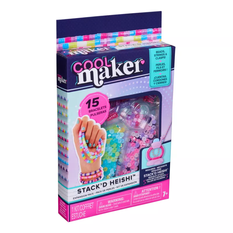 Spin Master Cool Maker Stack'd Heishi 6073900 doplnkový set na výrobu náramkov, od 7 rokov