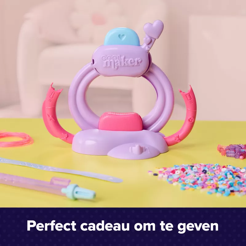 Sada na výrobu náramkov Spin Master Cool Maker Stack'd Heishi Bracelet Studio — kreatívna sada na výrobu náramkov v štýle Heishi