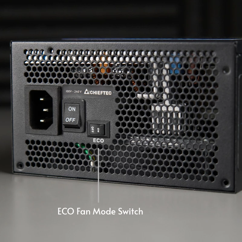 Chieftec Atmos napájací zdroj 850 W 20+4-Pin ATX ATX čierny