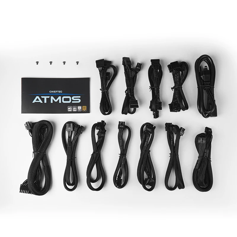 Chieftec Atmos napájací zdroj 850 W 20+4-Pin ATX ATX čierny