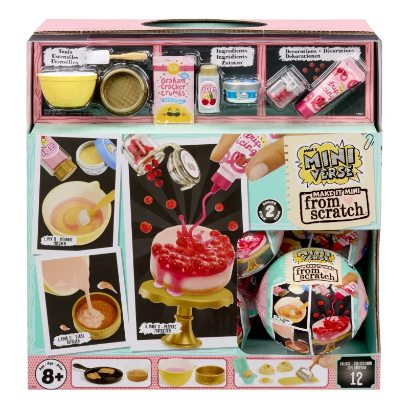 Miniverse Make It Mini From Scratch Series 2, 8 rok(ov), viacfarebná, plast