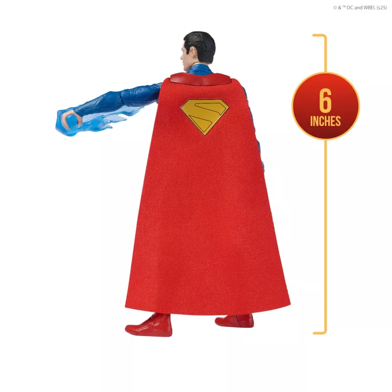 DC Comics, SUPERMAN Epic Strike akčná figúrka, 15 cm veľká, autentický filmový štýl, obsahuje 2 príslušenstvá, hračka pre chlapcov a dievčatá od 4 rokov