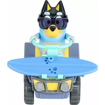 Moose Toys Bluey S9 sada figúrky a vozidla plážové quad s Banditom