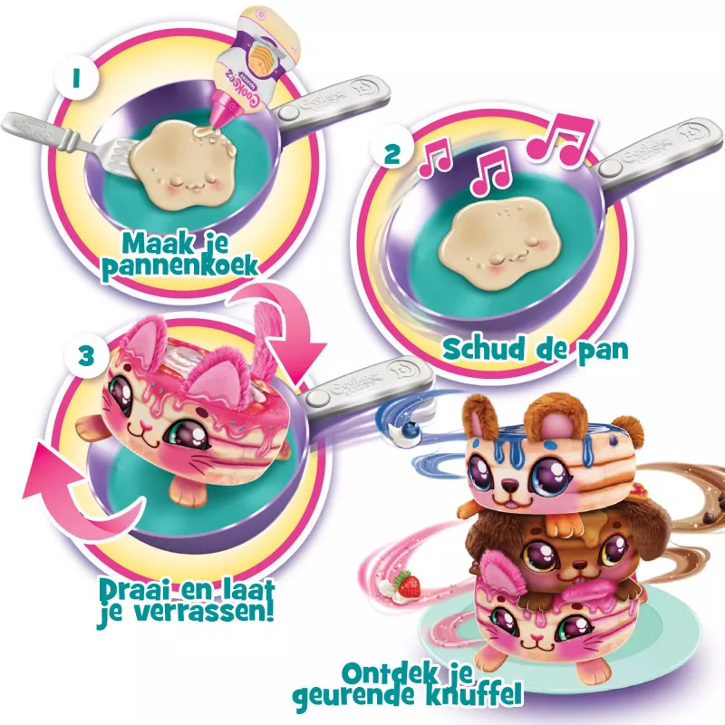 Moose Toys Cookeez Makery Pancake, hračka jedlo, 5 rokov