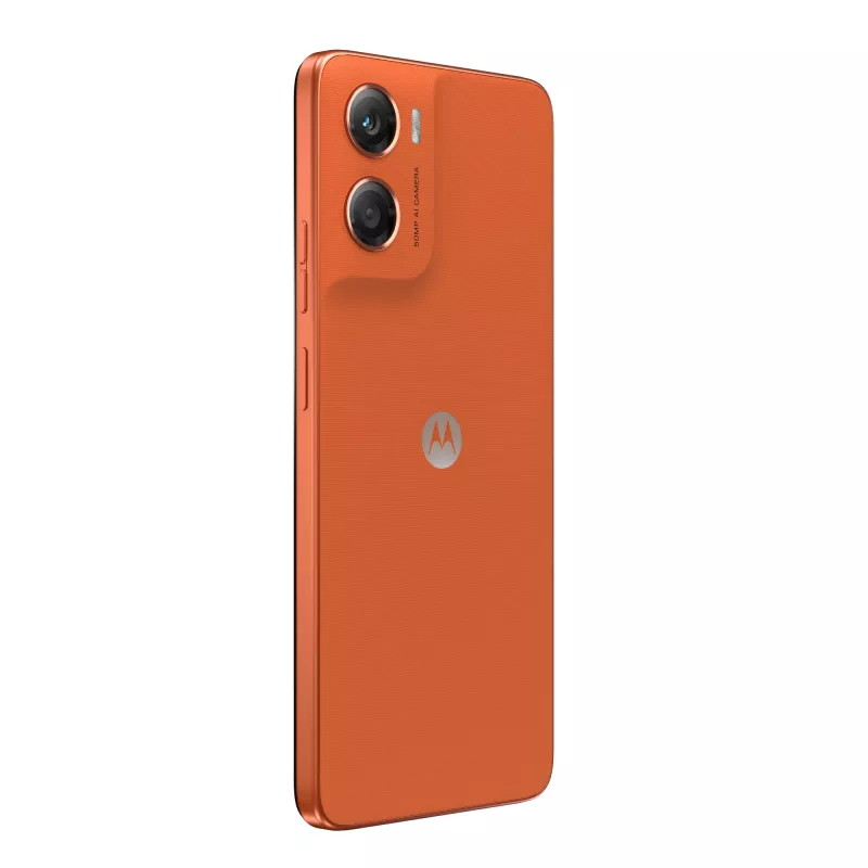 Motorola moto g06 XT2535-14 smartfón, 6,88 palca (17,48 cm), MediaTek Helio G81-Extreme, 4 GB RAM, 256 GB, 50 MP, Android, Arabesque oranžový