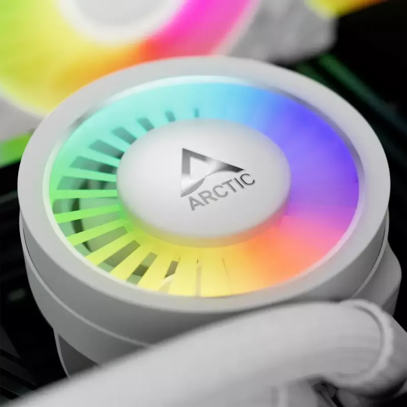 ARCTIC Liquid Freezer III Pro 280 A-RGB (biely) multi-kompatibilný all-in-one CPU vodný chladič s A-RGB