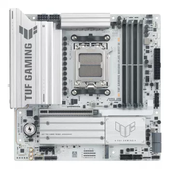 Základná doska ASUS TUF GAMING B850M-PLUS WIFI7 W, AMD B850, socket AM5, micro ATX, DDR5, 4×DIMM, až do 256 GB, Wi‑Fi 7, 2,5Gb Ethernet
