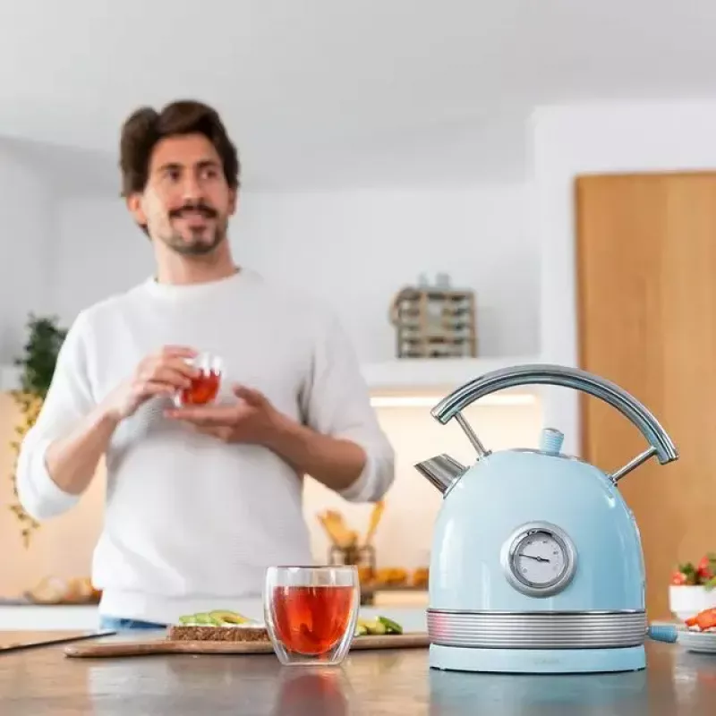 Elektrická kanvica Cecotec 1,8 l 2200 W svetlomodrá