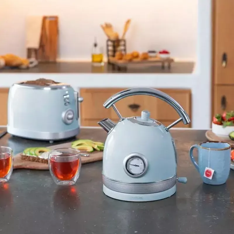 Elektrická kanvica Cecotec 1,8 l 2200 W svetlomodrá