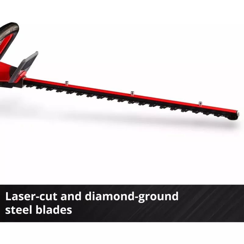 Akumulátorové nožnice na živý plot EINHELL GP-CH 18/50 Li BL-Solo — 18V akumulátorová platforma, 50 cm lišta