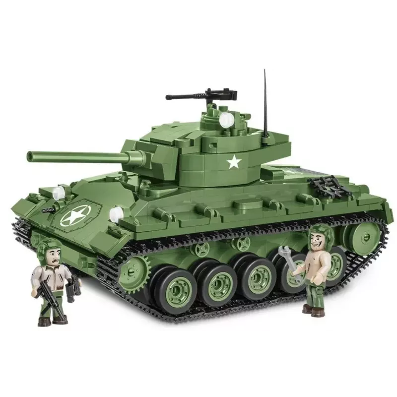 Stavebnica tank Cobi M24 Chaffee model v mierke 1:35, Cobi-2543