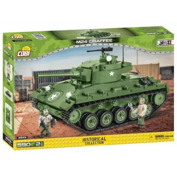 Stavebnica tank Cobi M24 Chaffee model v mierke 1:35, Cobi-2543