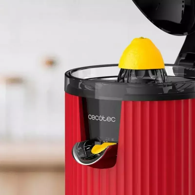 Cecotec Xqueeze RetroJuice 600 lis na citrusy, 600 W, červený