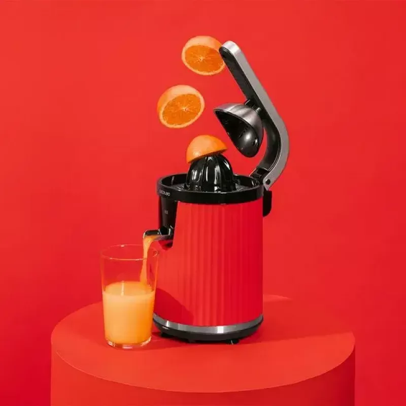 Cecotec Xqueeze RetroJuice 600 lis na citrusy, 600 W, červený