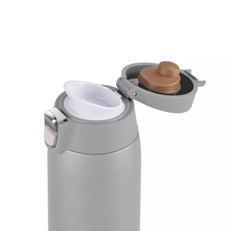 EMSA Light Mug 400 ml strieborná