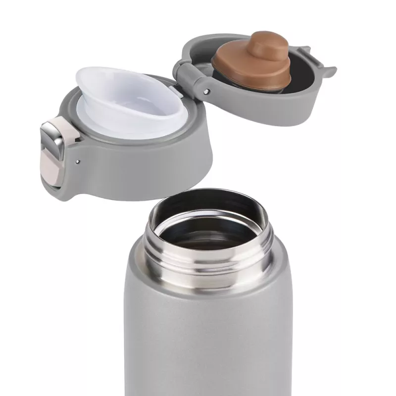 EMSA Light Mug 400 ml strieborná