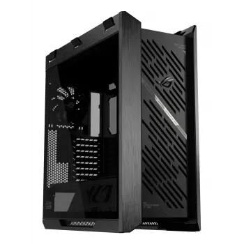 PC skriňa ASUS ROG Strix Helios II Midi Tower — ATX/Midi Tower, tvrdené sklo, 420 mm GPU, 3x140 mm predné ventilátory, USB-C