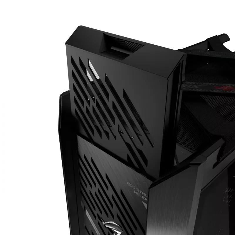 ASUS ROG Strix Helios II GX601S počítačová skriňa, Midi Tower, E-ATX, tvrdené sklo, Aura Sync RGB, 4 ventilátory 140 mm, USB-C, čierna
