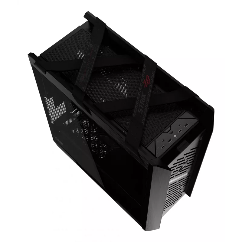 ASUS ROG Strix Helios II GX601S počítačová skriňa, Midi Tower, E-ATX, tvrdené sklo, Aura Sync RGB, 4 ventilátory 140 mm, USB-C, čierna