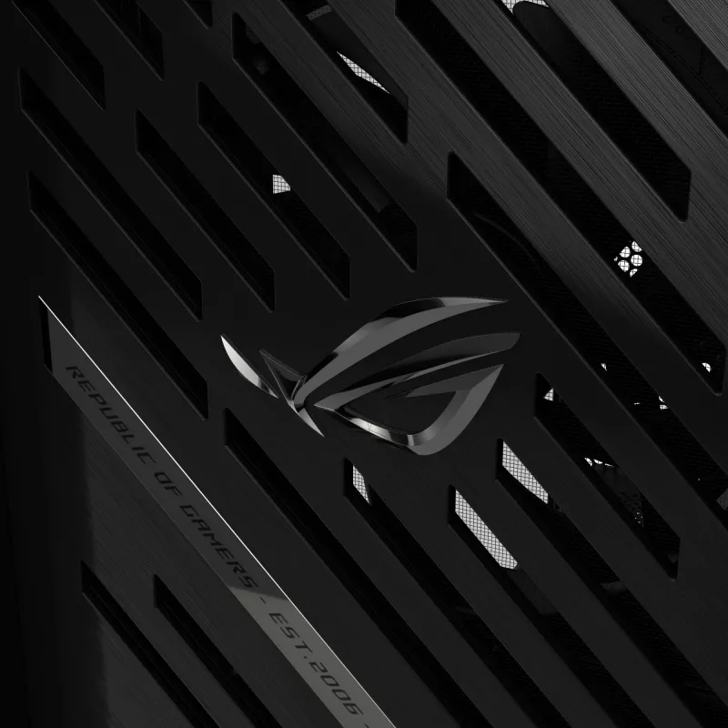 ASUS ROG Strix Helios II GX601S počítačová skriňa, Midi Tower, E-ATX, tvrdené sklo, Aura Sync RGB, 4 ventilátory 140 mm, USB-C, čierna