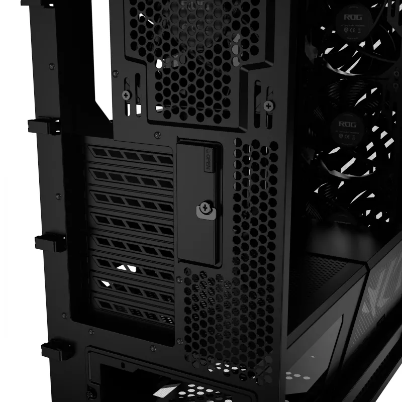 ASUS ROG Strix Helios II GX601S počítačová skriňa, Midi Tower, E-ATX, tvrdené sklo, Aura Sync RGB, 4 ventilátory 140 mm, USB-C, čierna